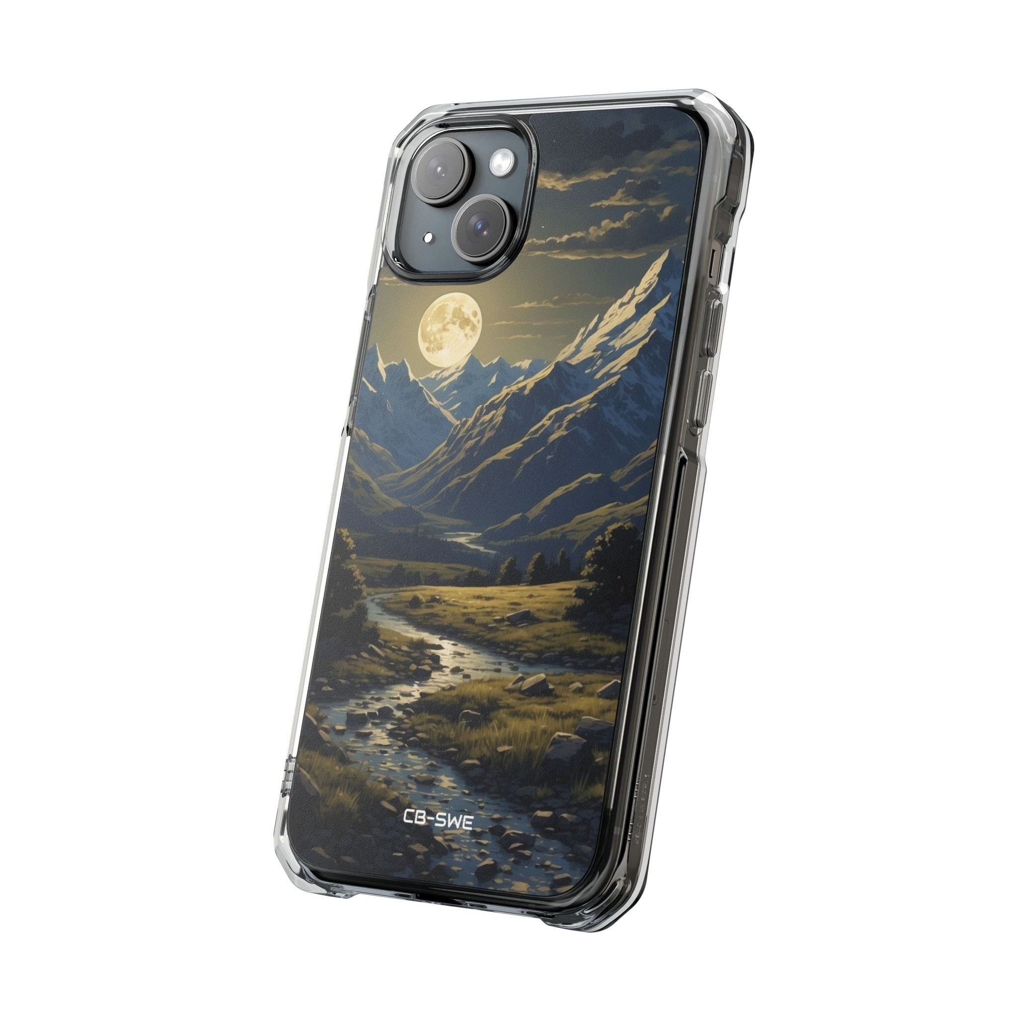 Moonlight Guides River iPhone Case - Impact