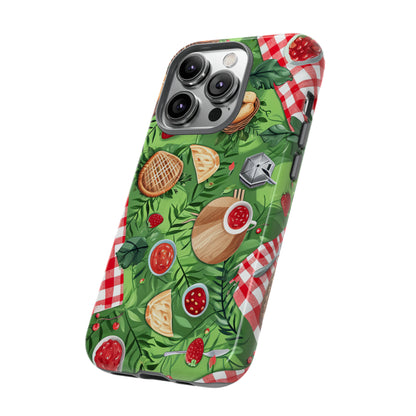 Picnic Love Checkered Bliss - Protective Phone Case