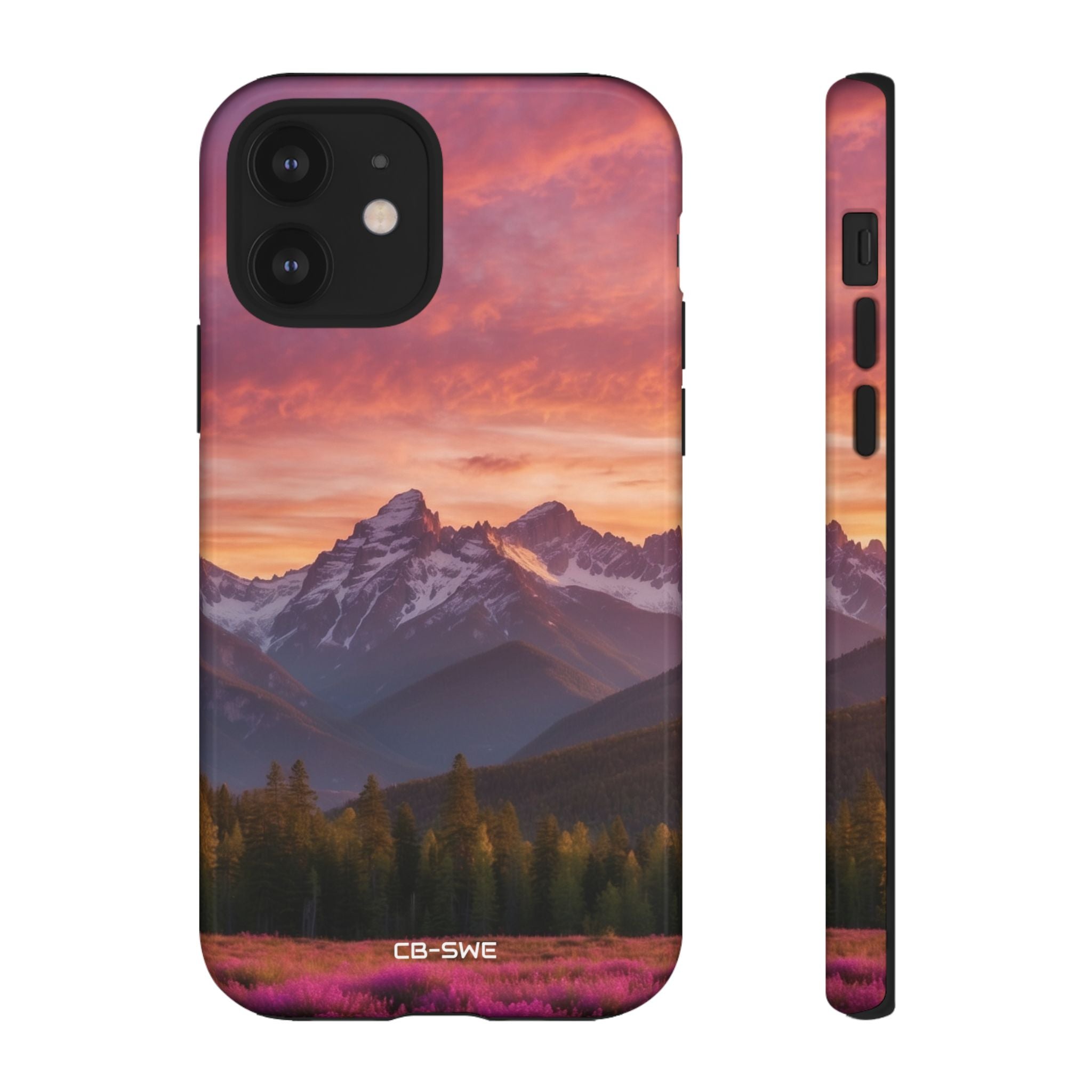 Mountain Peaks Glow - iPhone Case