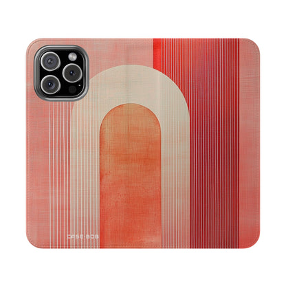 Crimson Archways - iPhone 16 Max Case - Wallet