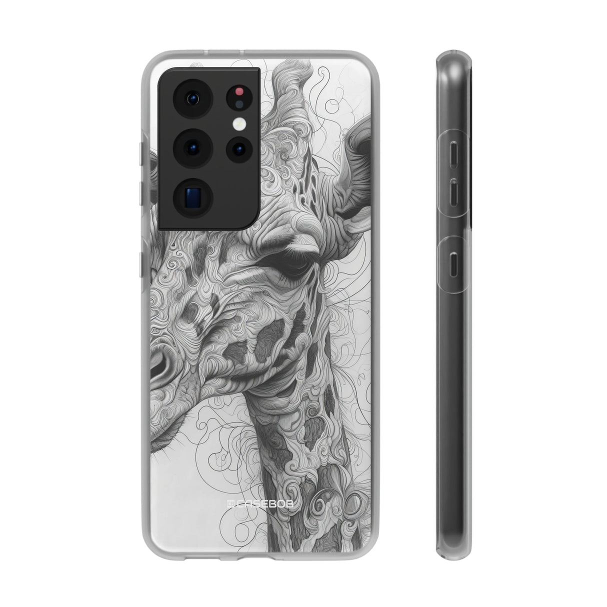 Monochrome Giraffe | Flexible Phone Case for Samsung Galaxy