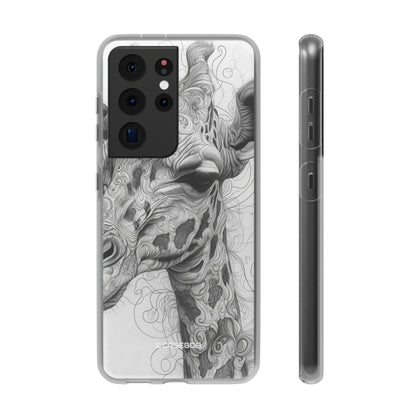 Monochrome Giraffe | Flexible Phone Case for Samsung Galaxy