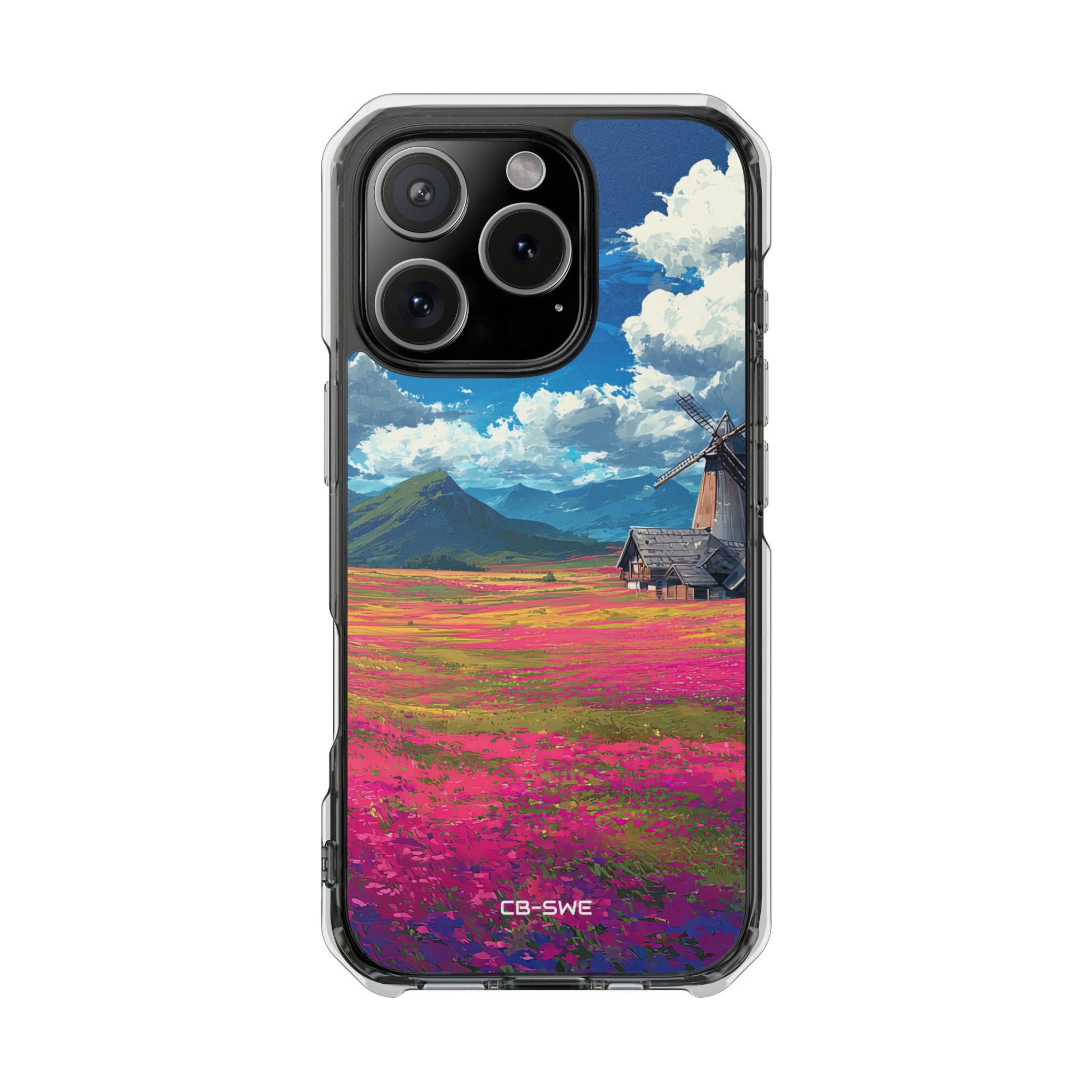 Impressionistic Summer Windmill iPhone Case - Impact