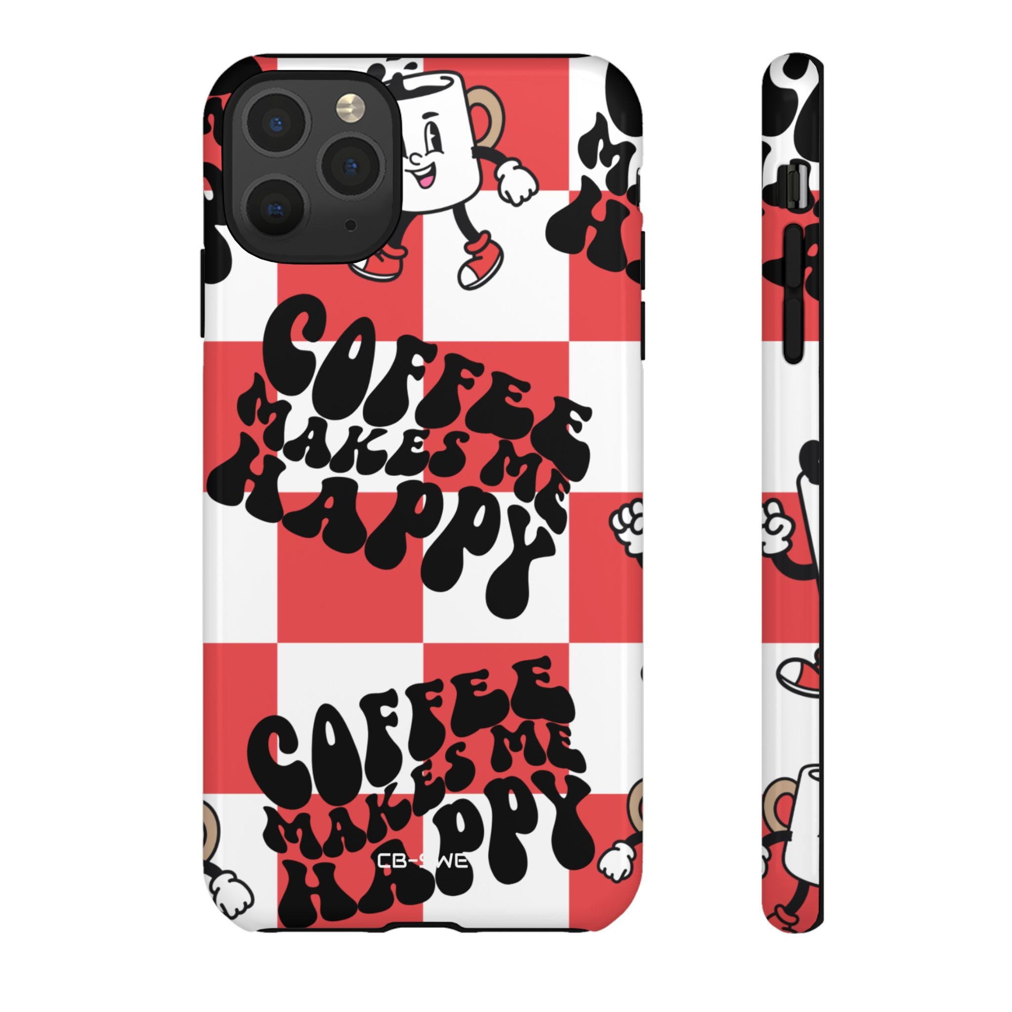 Joyful Coffee Celebration - iPhone Case