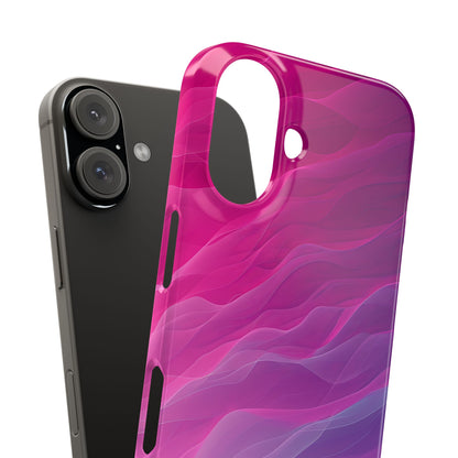 Gradient Oceanflow Waves iPhone 16 - Slim Phone Case