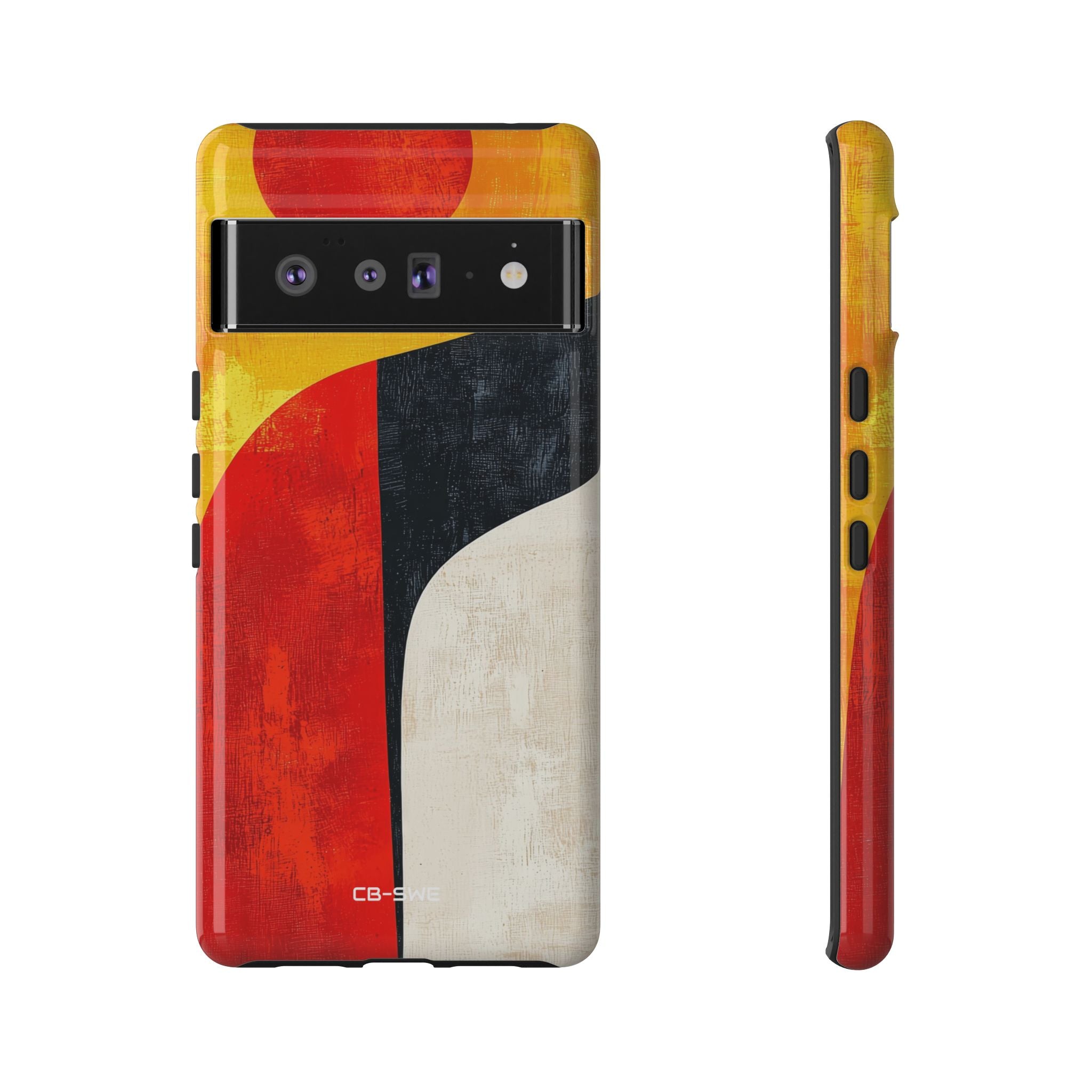 Vibrant Flowing Shapes - Google Pixel Case