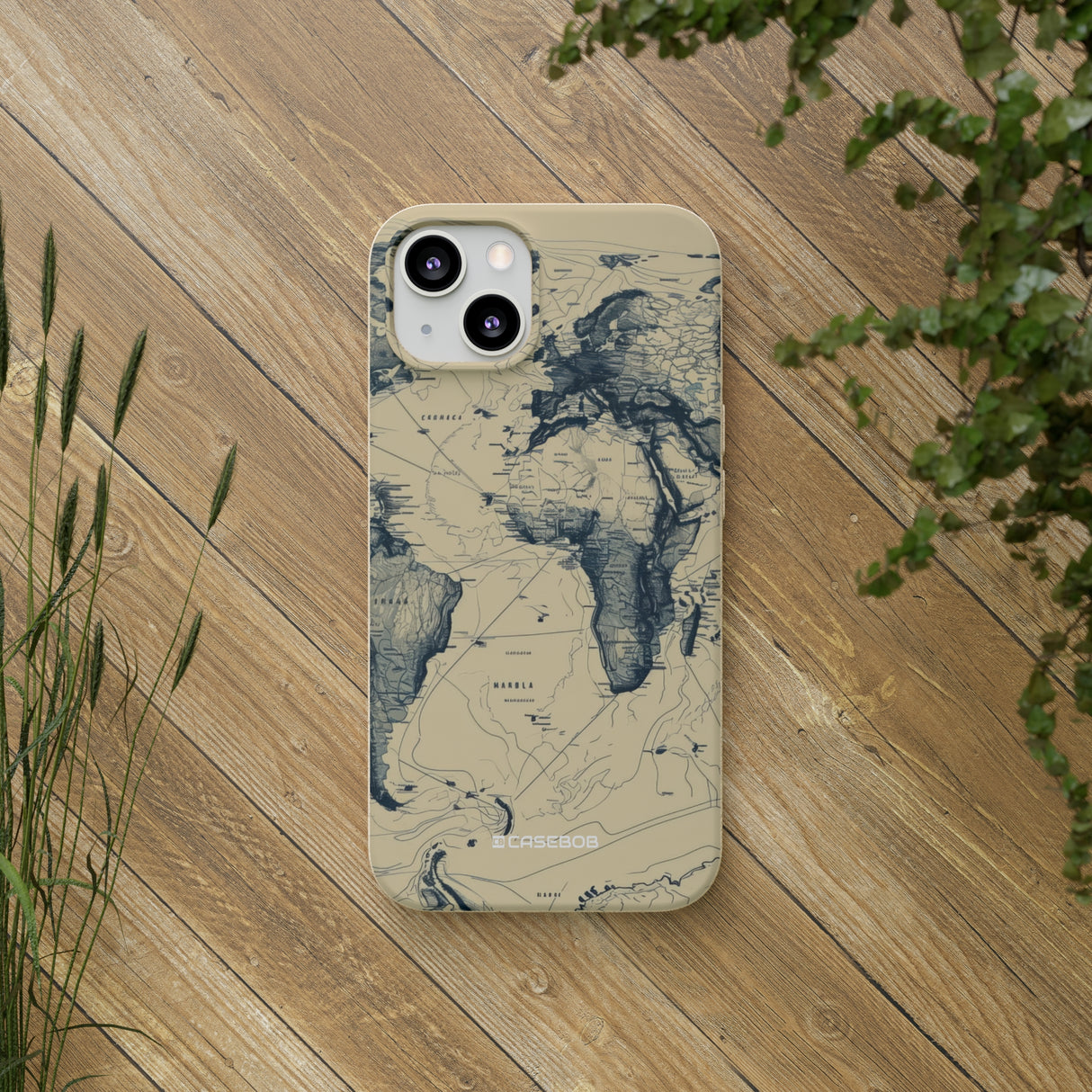 Vintage World Map | Biodegradable Phone Case