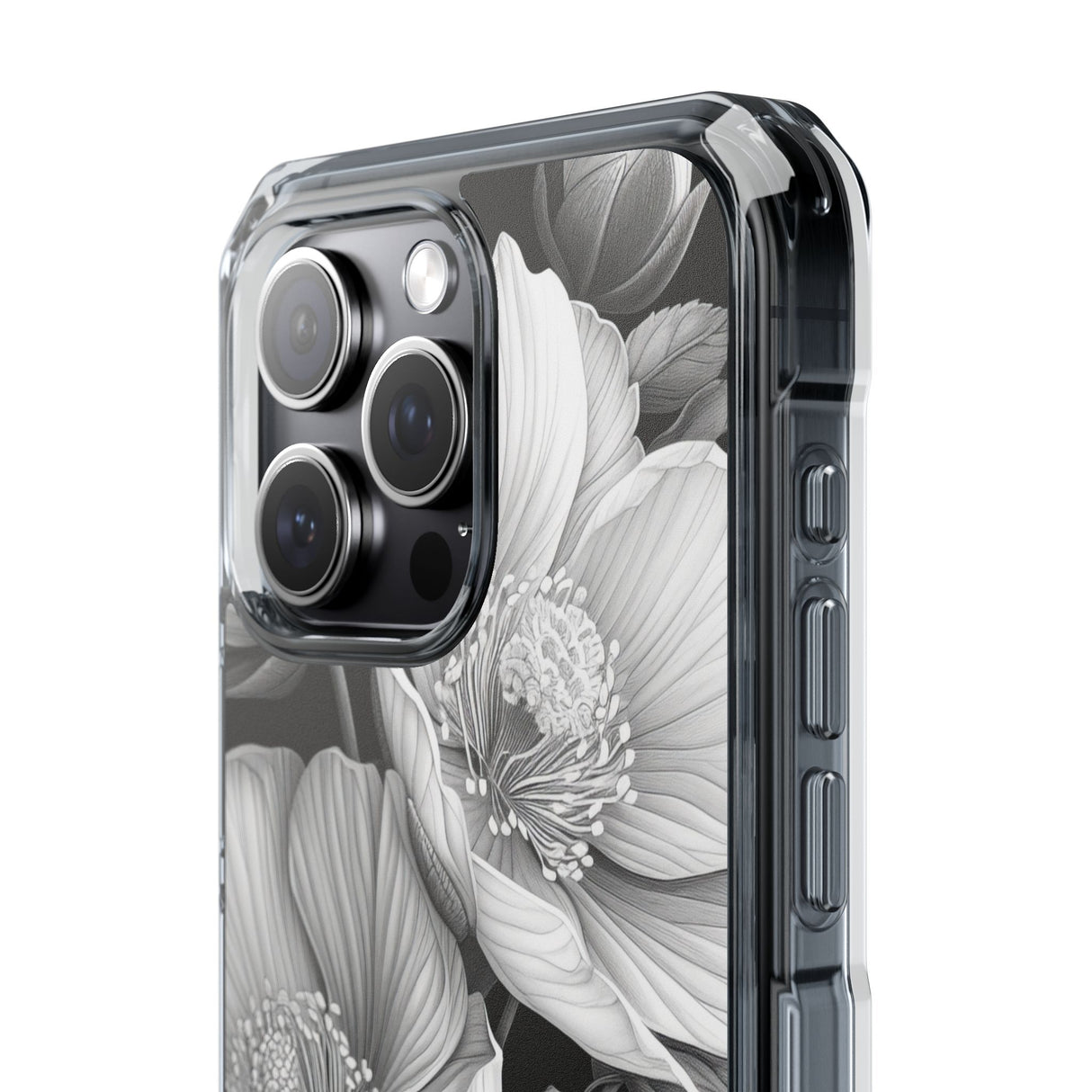 Botanical Elegance - Phone Case for iPhone (Clear Impact - Magnetic)