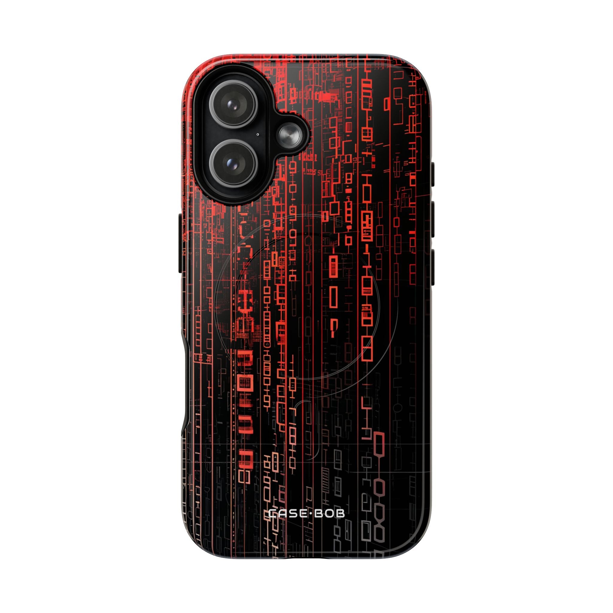 Crimson Glyphs iPhone 17 Case - Tough+