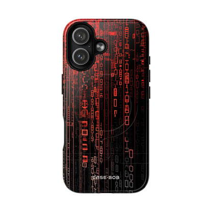 Crimson Glyphs iPhone 17 Case - Tough+