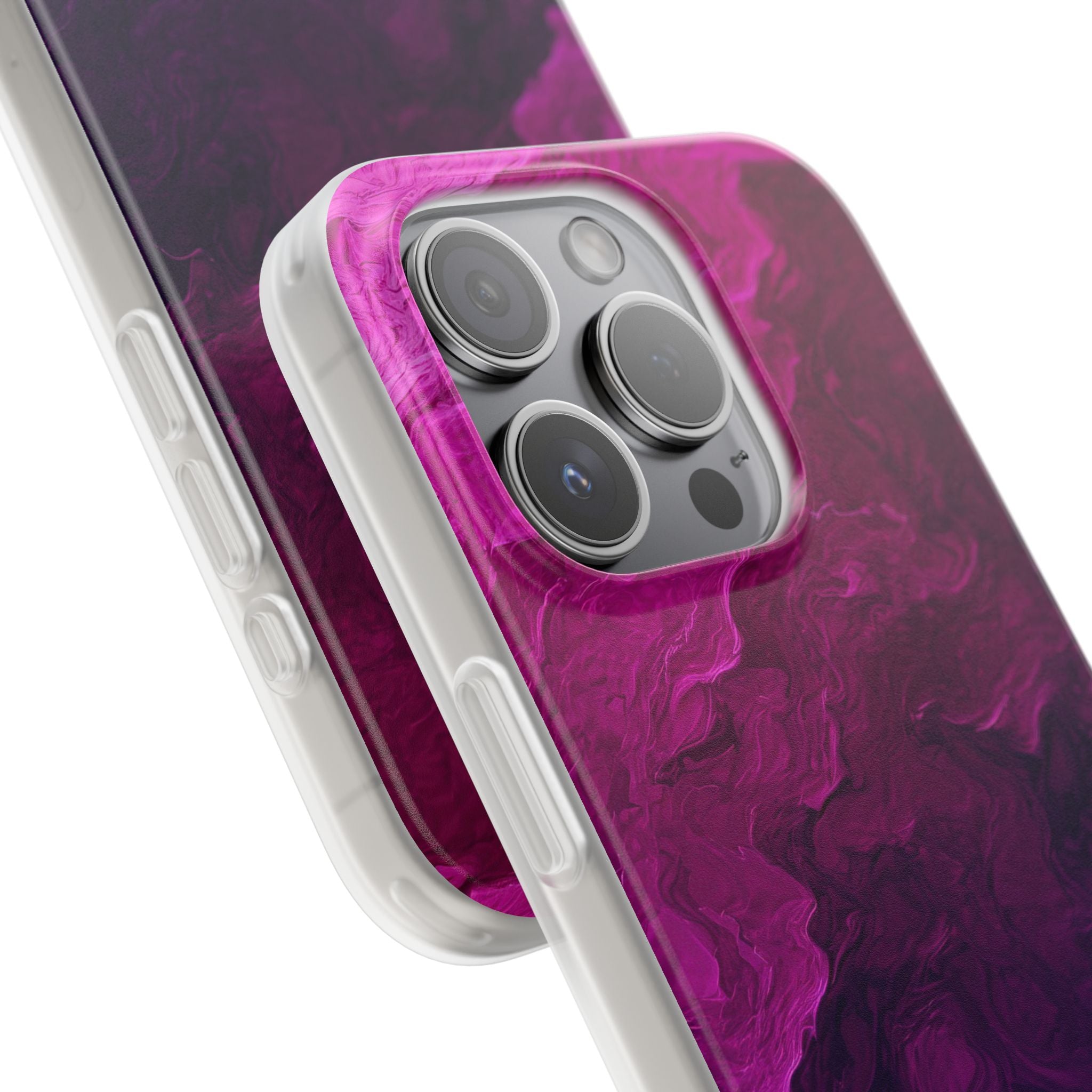 Violet Swirl iPhone 15 Pro Case - Soft