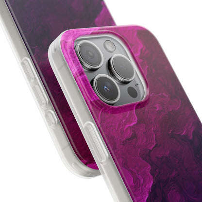 Violet Swirl iPhone 15 Pro Case - Soft
