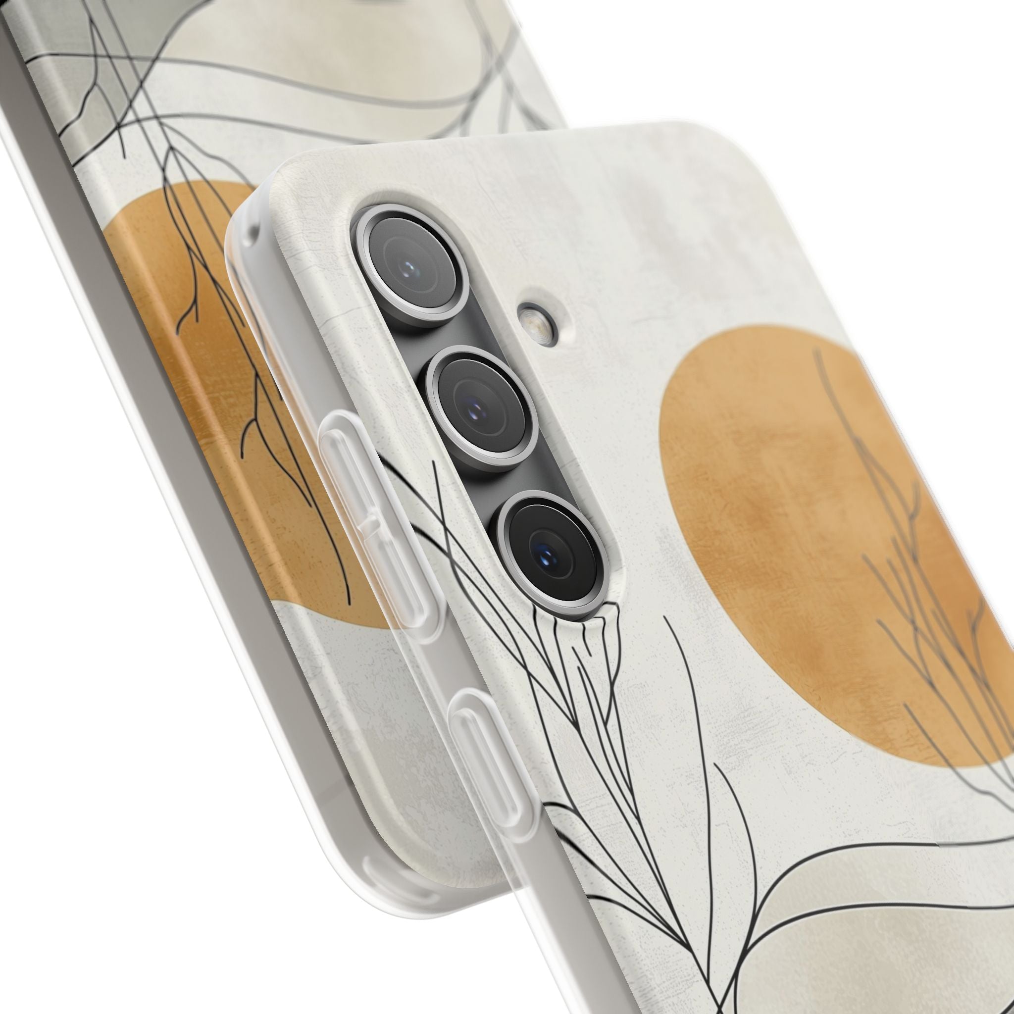 Orange Halo Samsung S24 Case - Soft