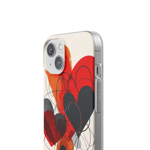 Fiery Hearts | Flexible Phone Case for iPhone