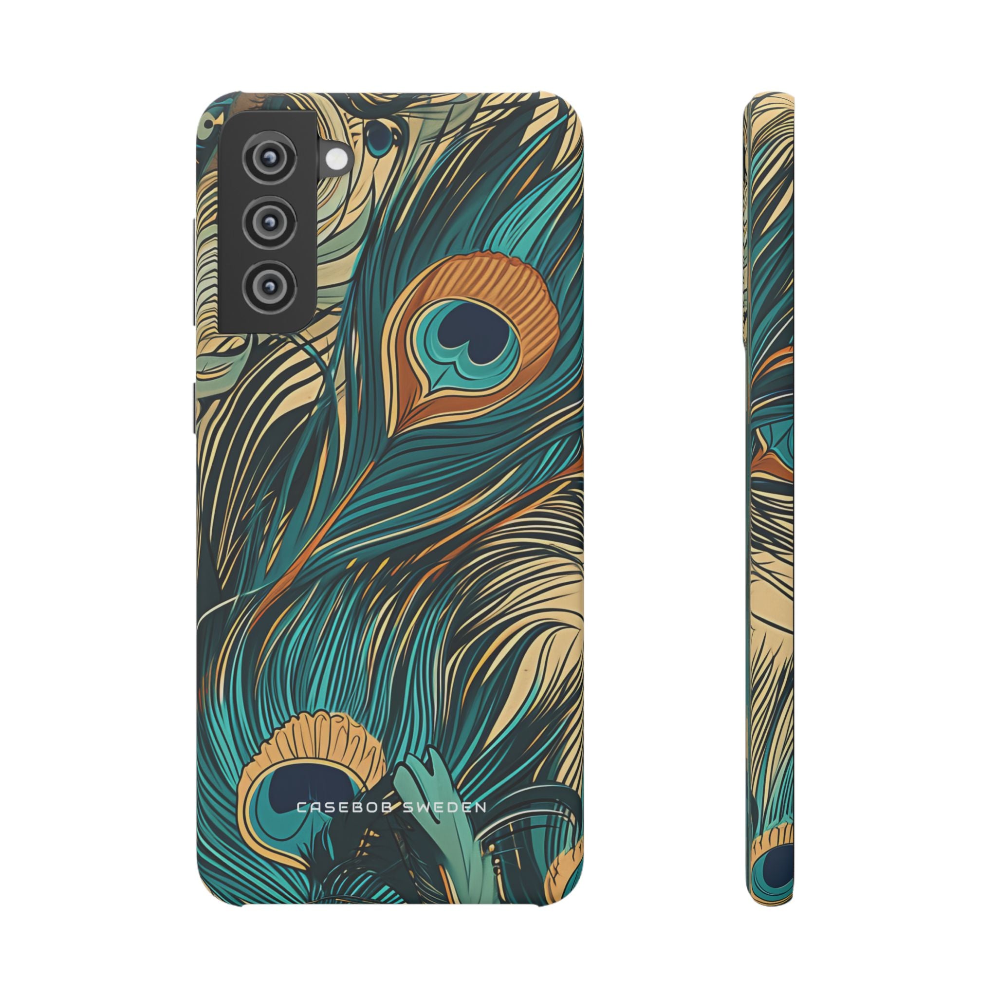 Art Nouveau Peacock Elegance Samsung S21 - Slim Phone Case