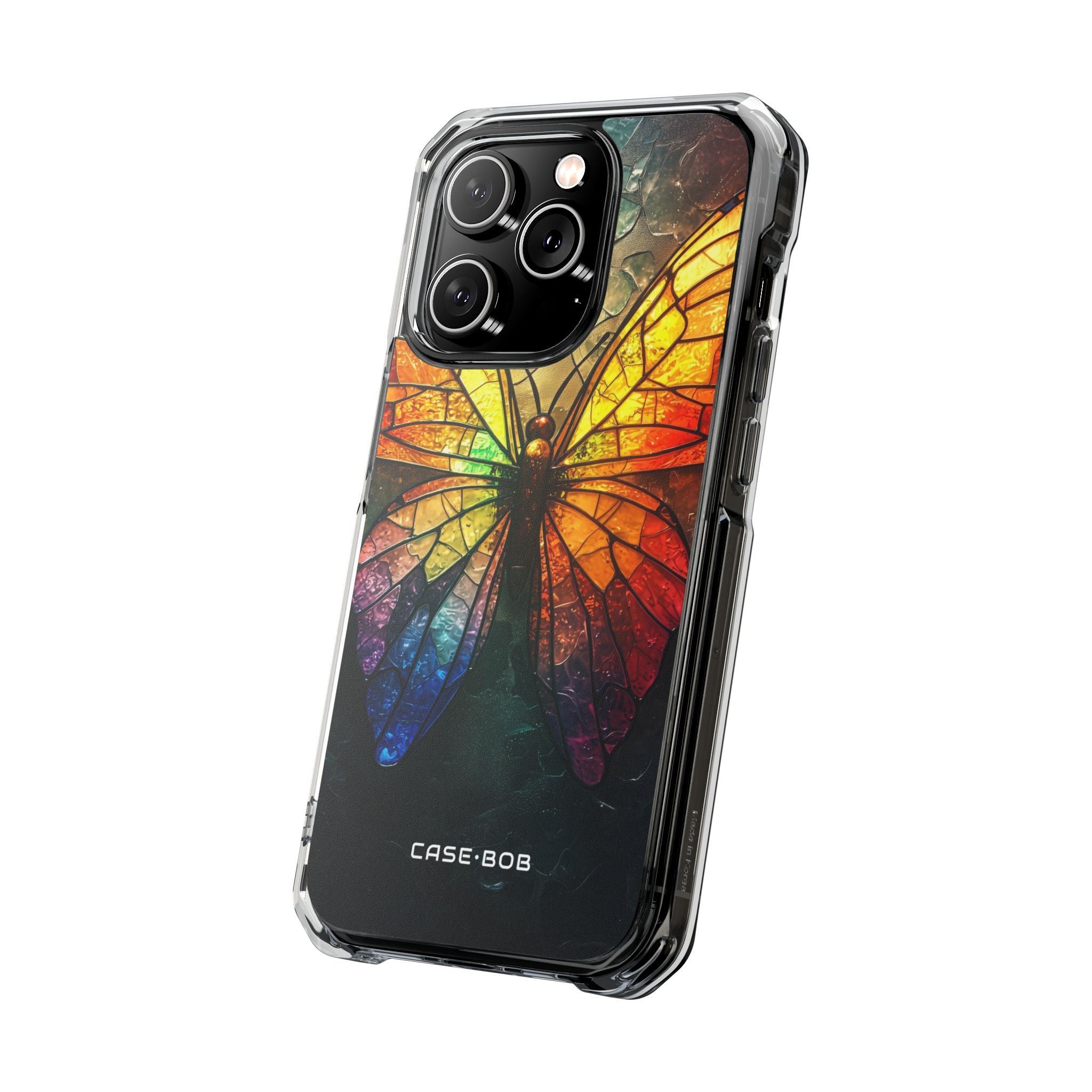 Stained Glass Butterfly iPhone 14 Pro Case - Impact