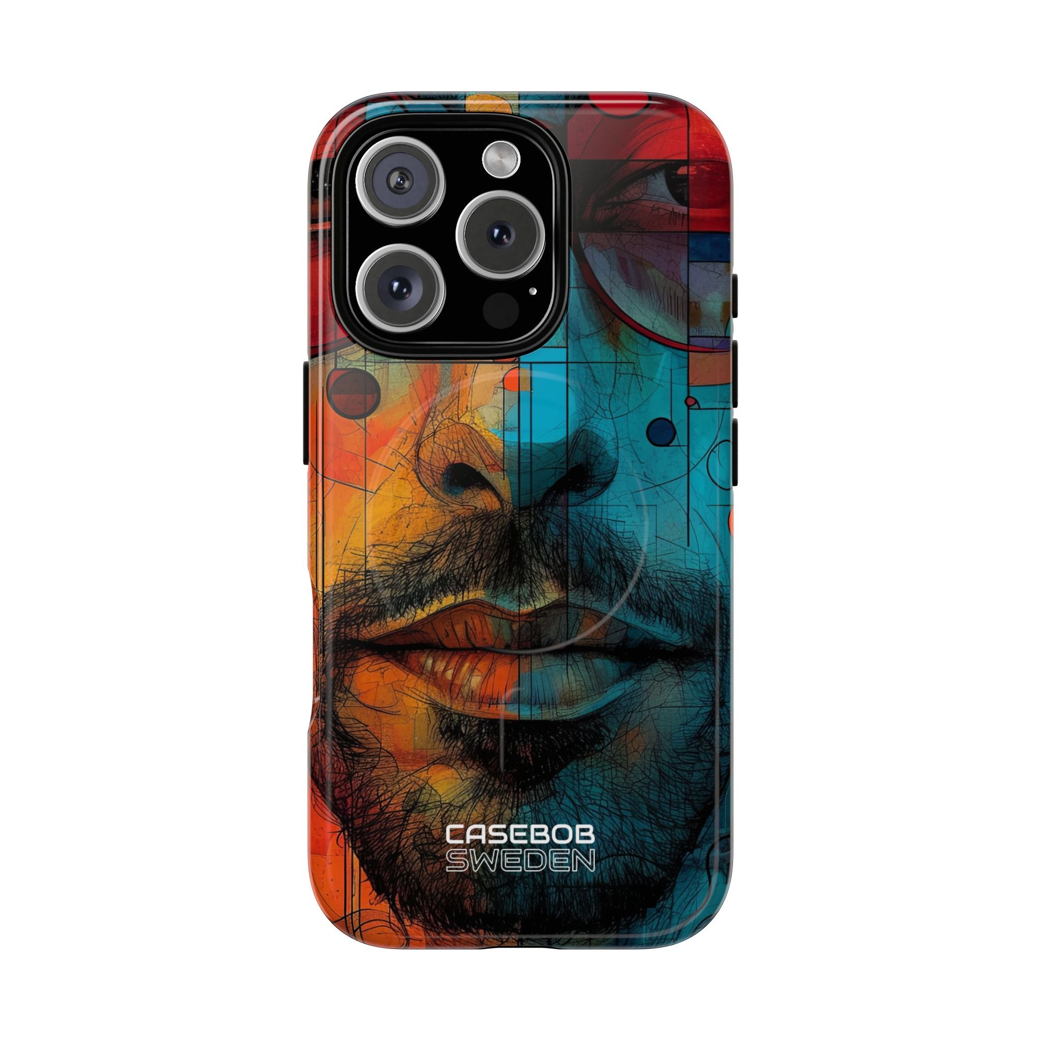Cubist Glasses Face iPhone 16 - Tough+