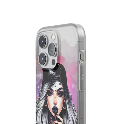 Silver Sip Nebula iPhone 14 Pro Case - Soft