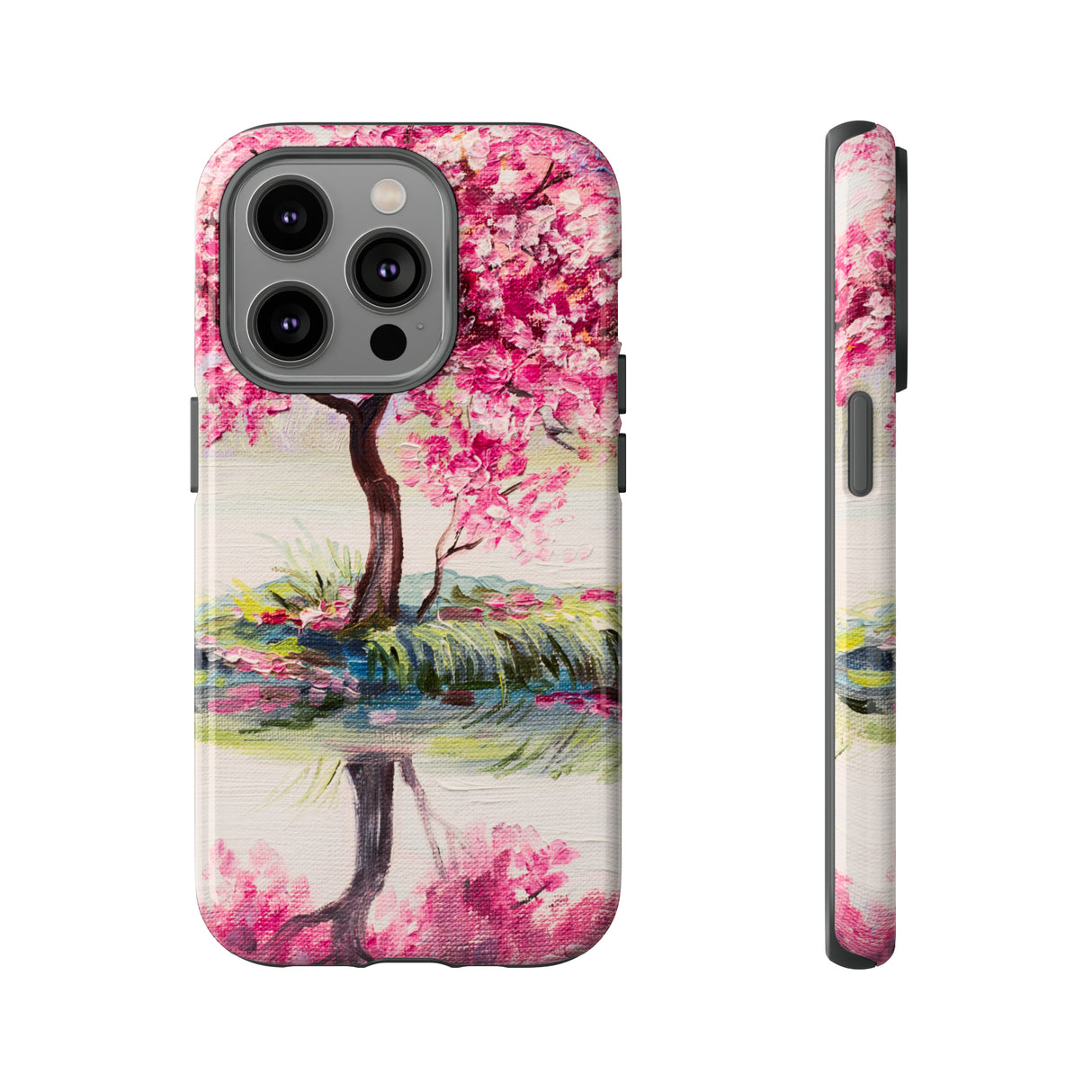 Oil painting - Oriental Cherry Tree - Protective Phone Case