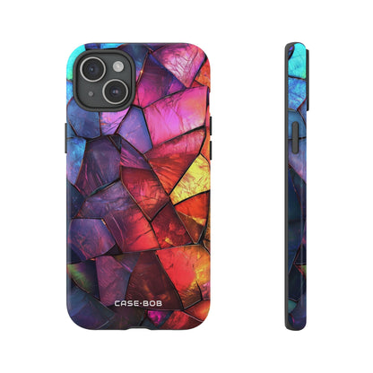 Cracked Prism iPhone 15 Plus Case - Tough
