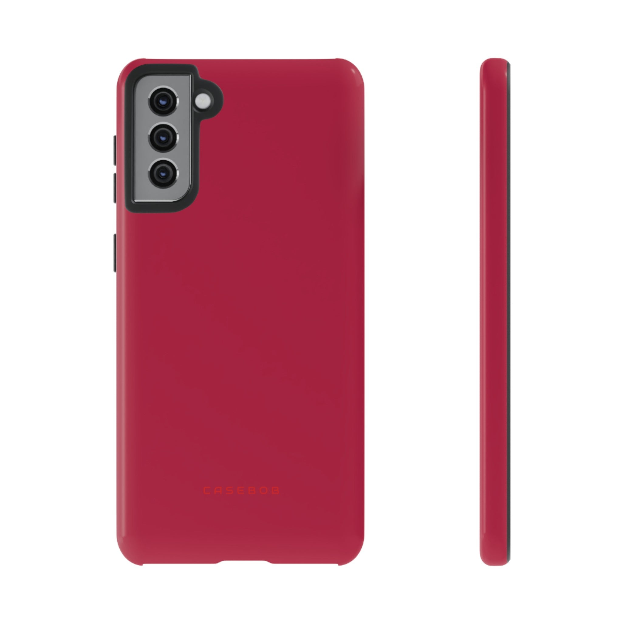 Bright Red Maroon - Protective Phone Case