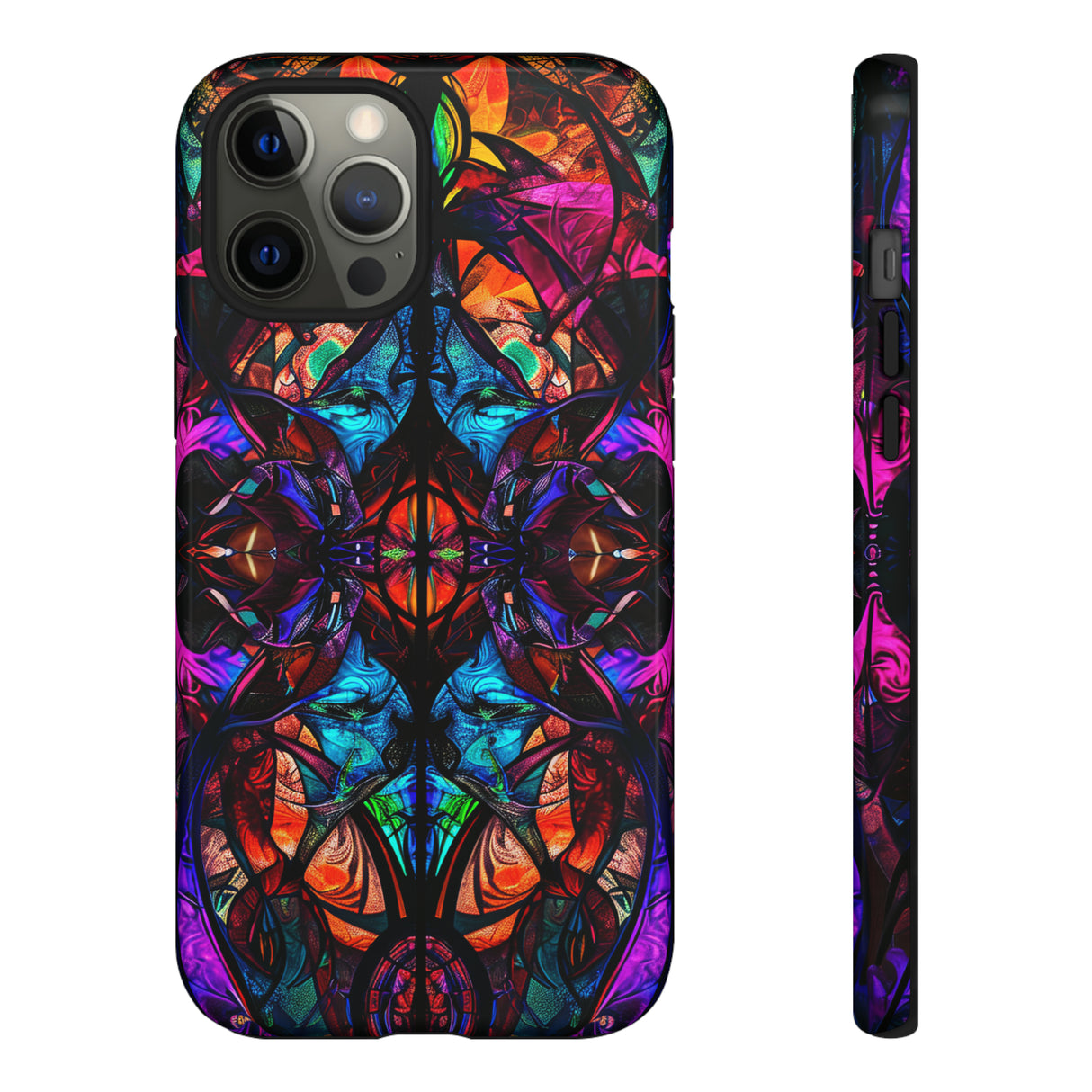 Gothic Stained Glass Splendor - Protective Phone Case