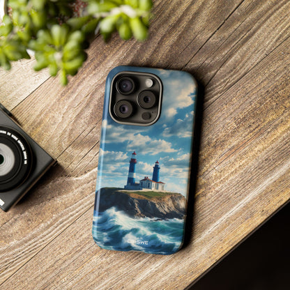 Lighthouse Guards Waves - iPhone Case