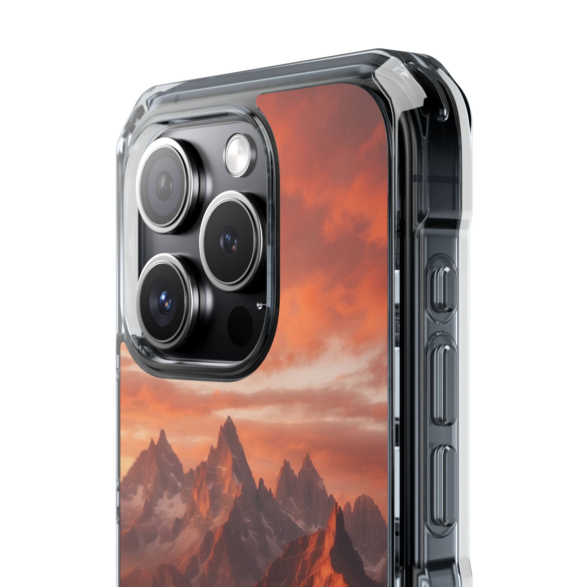Mountain Peaks Glowing iPhone Case - Impact