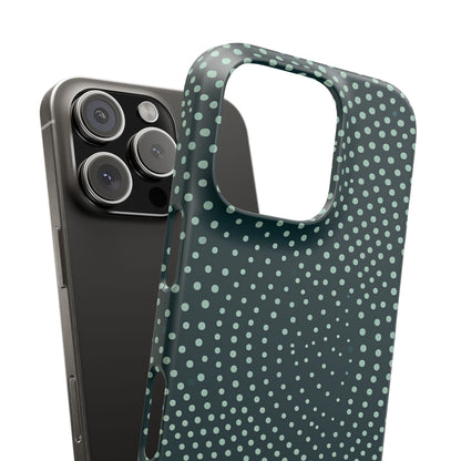 Teal Rippleflow iPhone 16 - Slim Phone Case