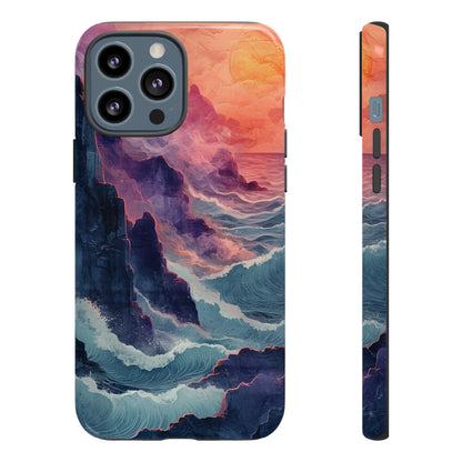 Tranquil Cliffside Views - Protective Phone Case