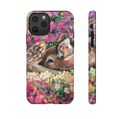 Oil painting - Young Deer - Protective Phone Case