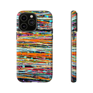 Oil painting - Stripe - Protective Phone Case