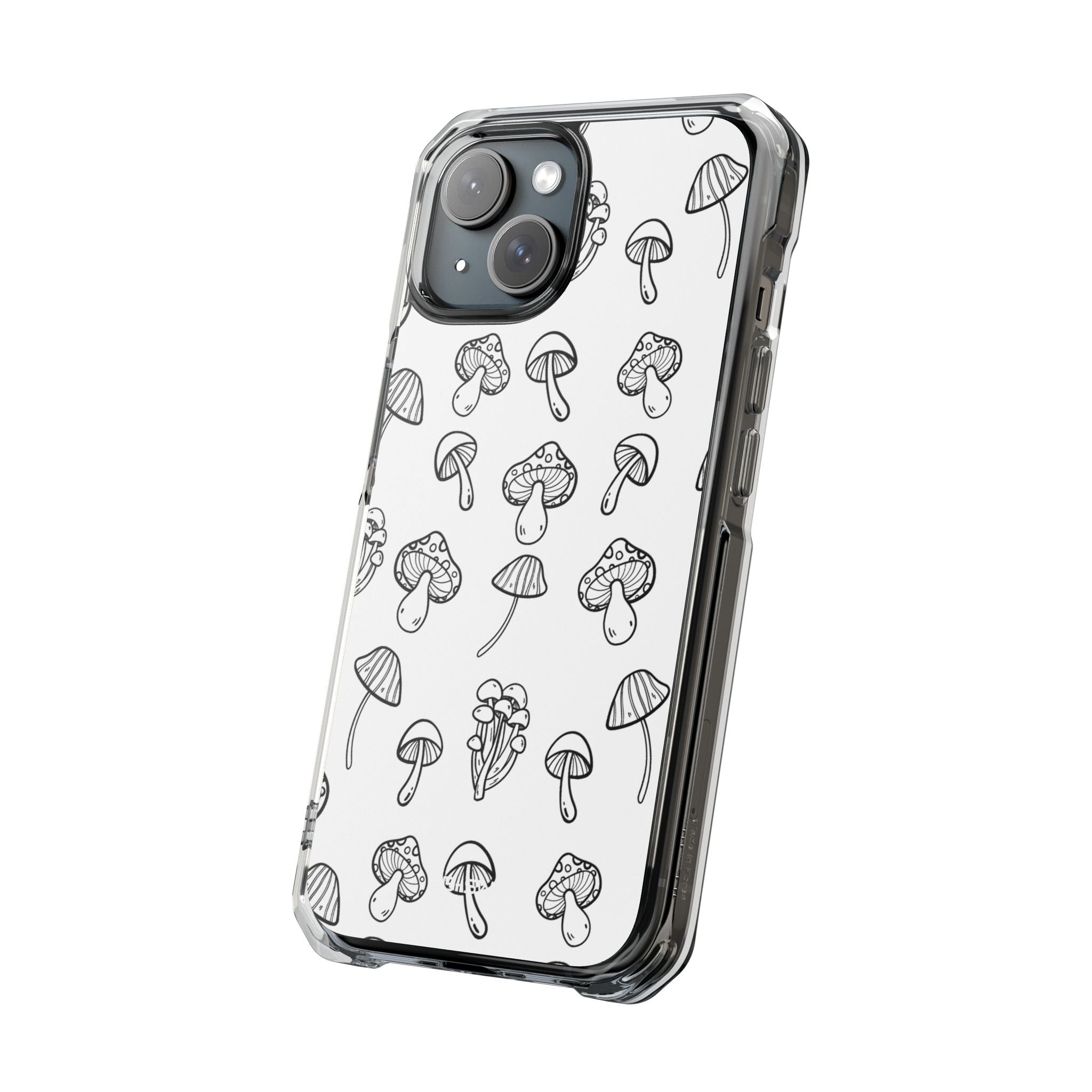 Mushroom Line Play iPhone Case - Impact