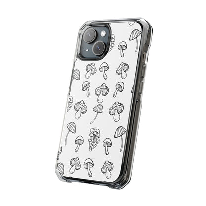 Mushroom Line Play iPhone Case - Impact