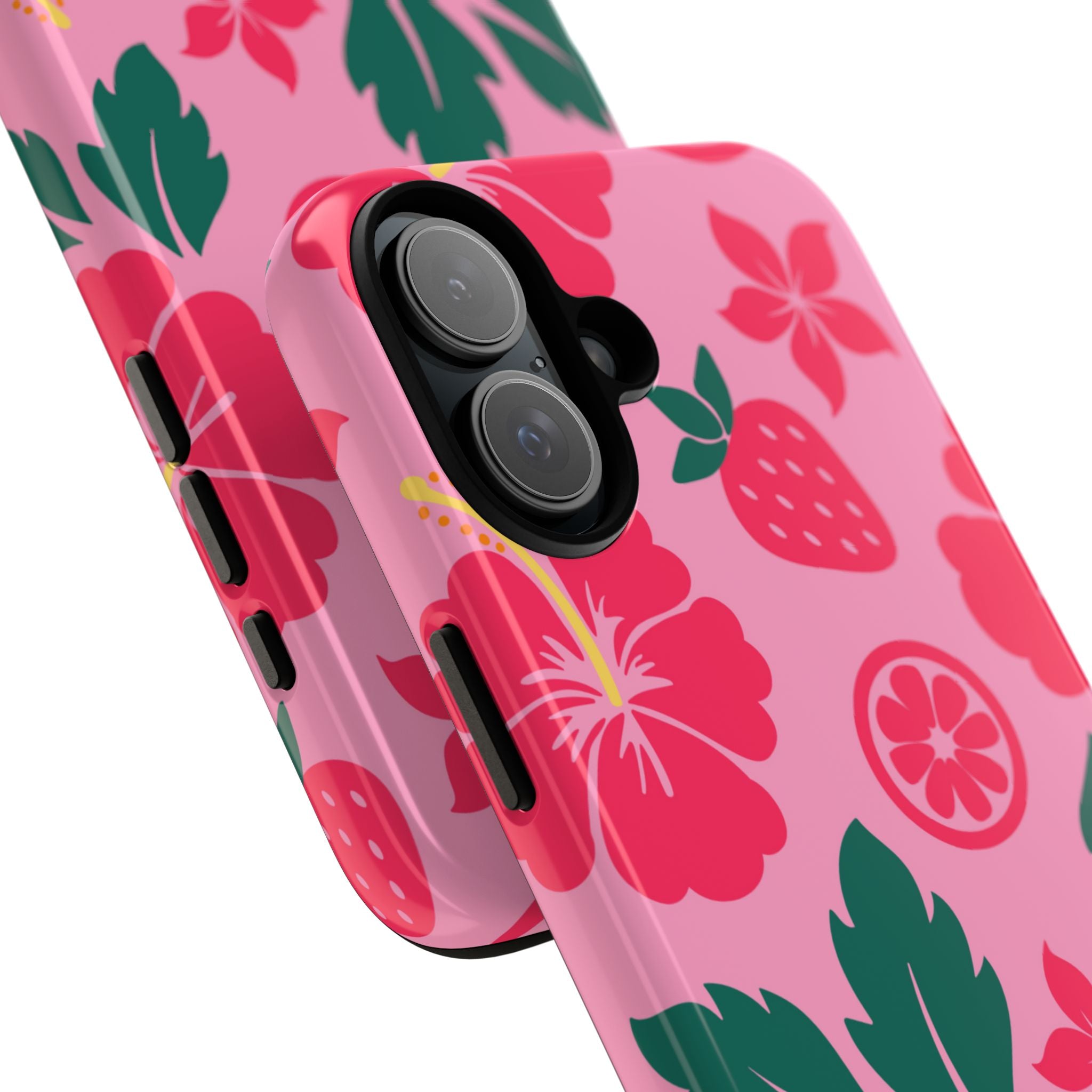 Tropical Hibiscus Harmony - iPhone Case