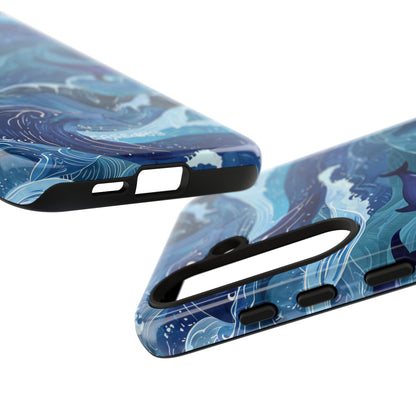 Dolphin Waves Samsung S24 Plus Case - Tough