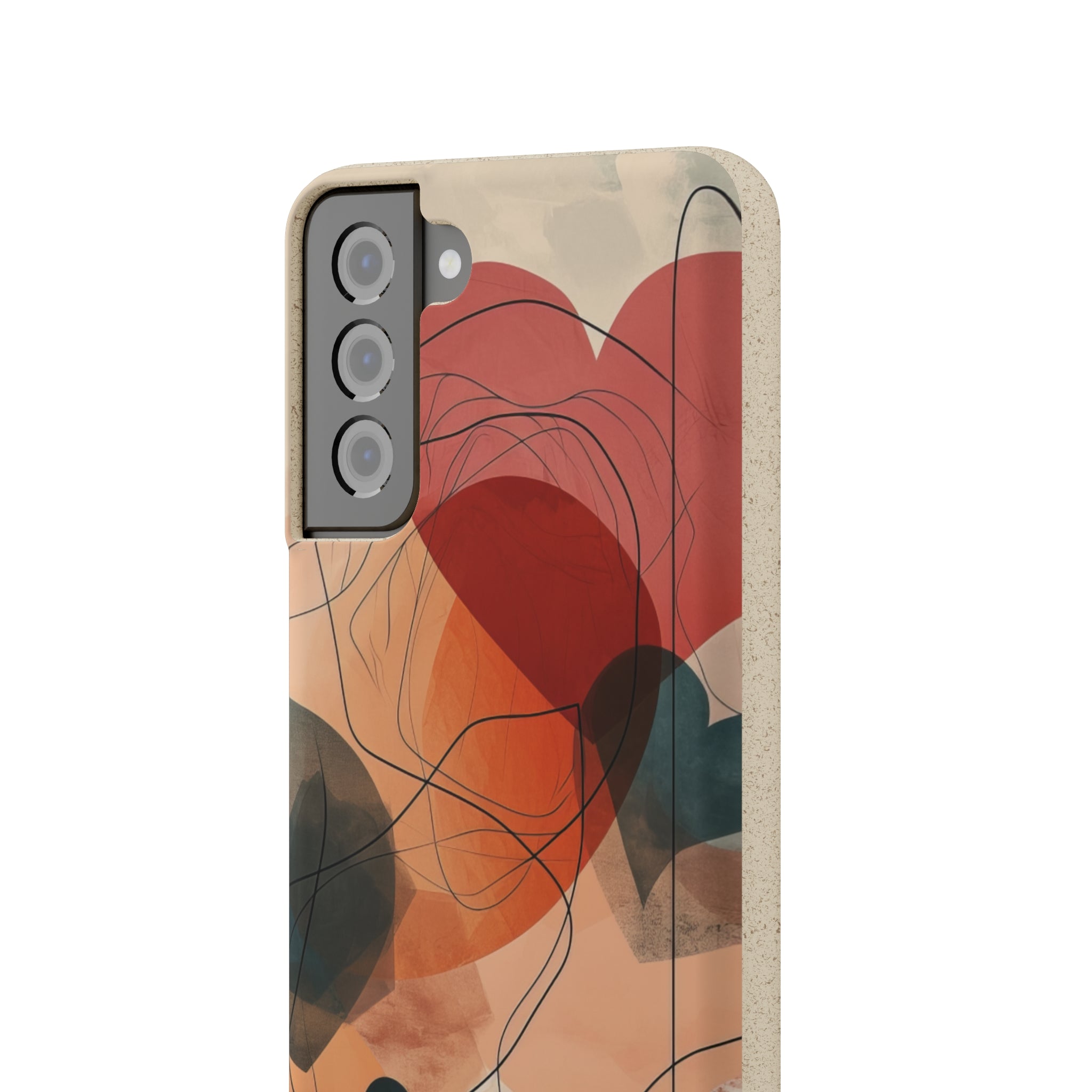 Abstract Heart Harmony | Biodegradable Phone Case