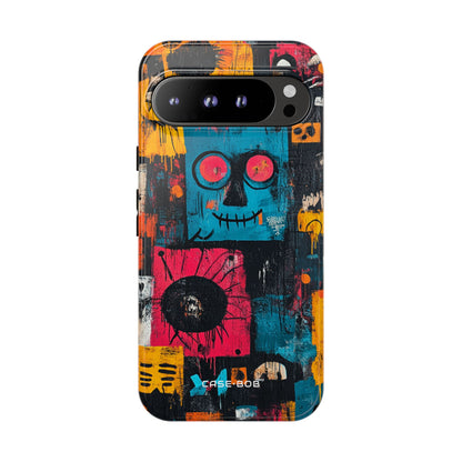 Blue Stitch Smile Google Pixel 9 Pro XL Case - Tough