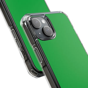 Pantone Green | Handyhülle für iPhone (Clear Impact Case – magnetisch)