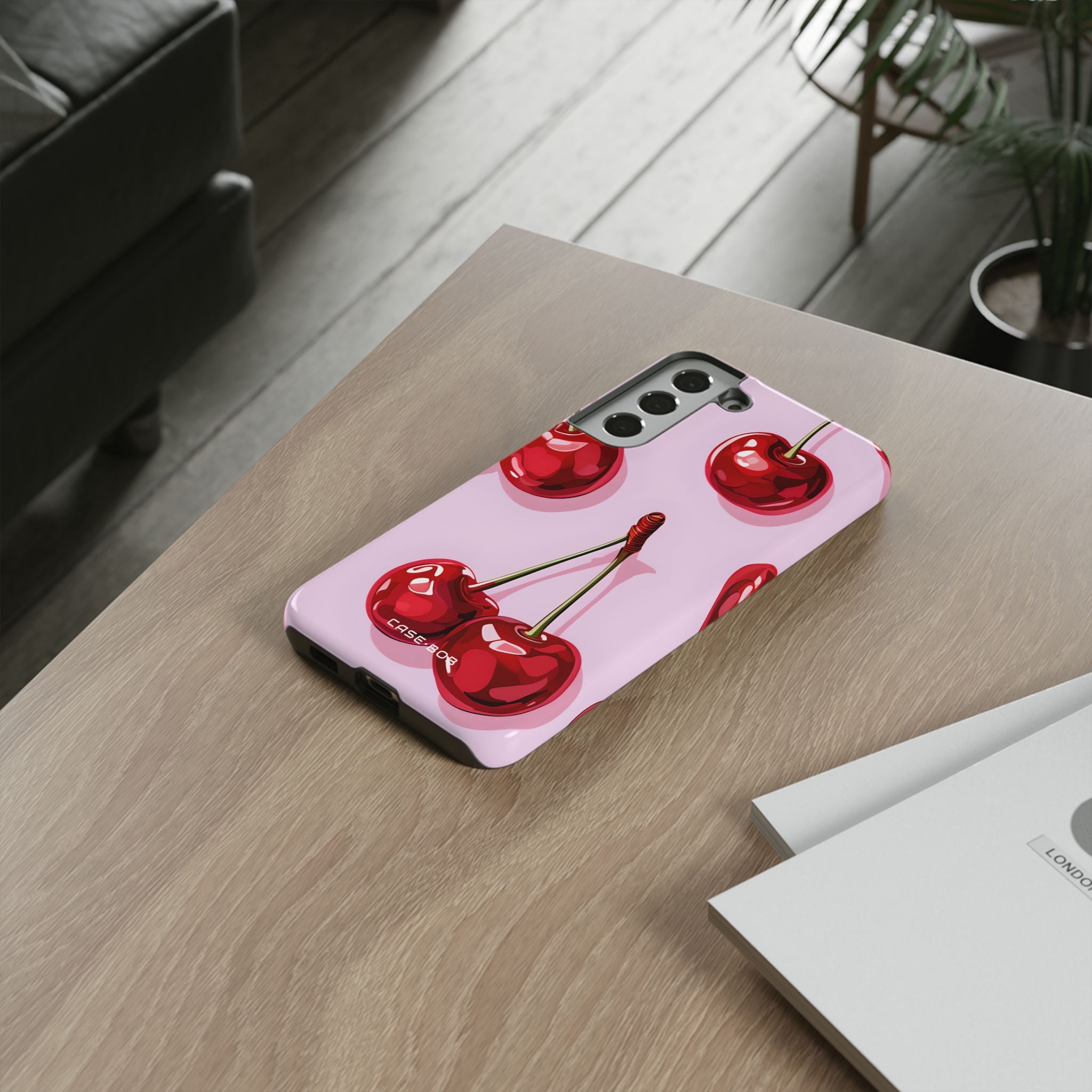 Glossy Cherry Burst Samsung S22 Plus Case - Tough