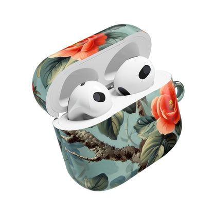 Pink Camellia - AirPods Case