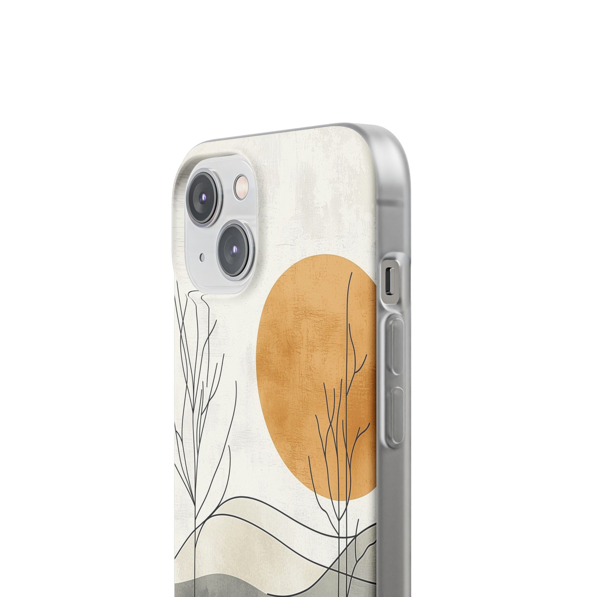 Orange Halo iPhone 14 Case - Soft