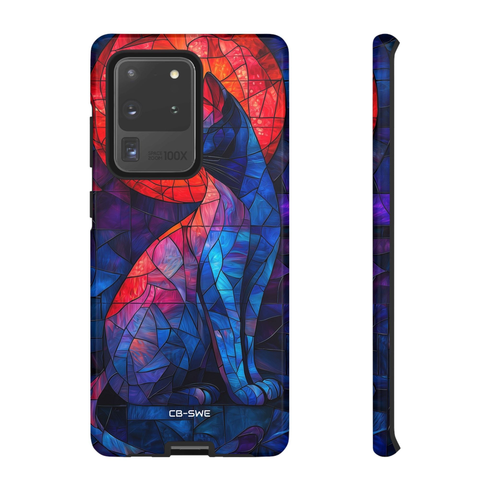 Cat Silhouettes Glow - Samsung Case