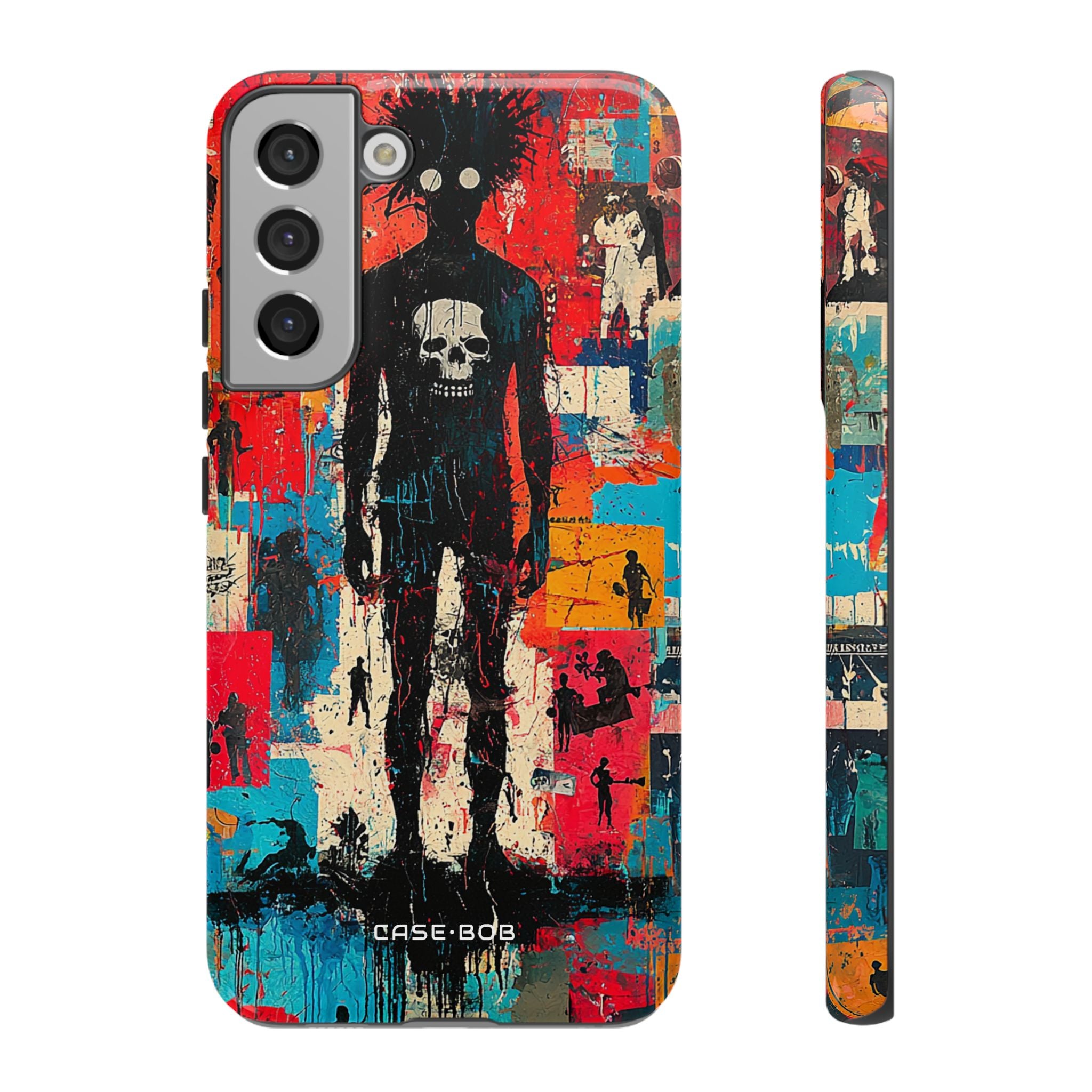Spiky Skull Silhouette Samsung S22 Plus Case - Tough