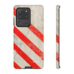 Crimson Line Minimalism - Protective Phone Case