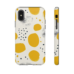 Dotted Yellow Simplicity - Protective Phone Case