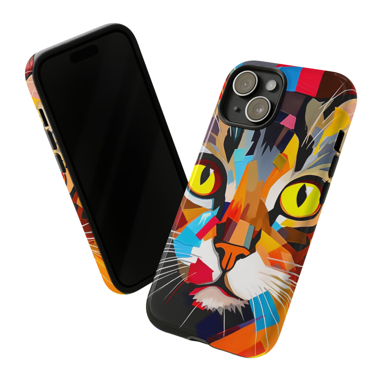 Abstract Kitty Palette Samsung Case (Protective)