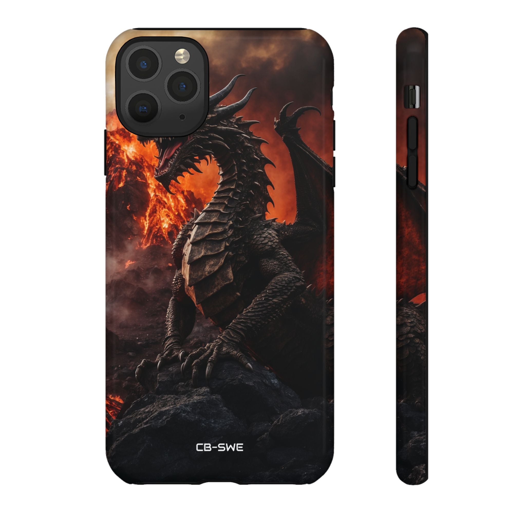 Fiery Dragon Soars - iPhone Case