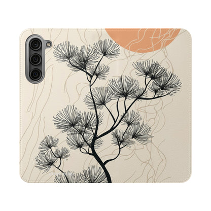 Spiky Tree Sunset - Samsung S23+ Case - Wallet