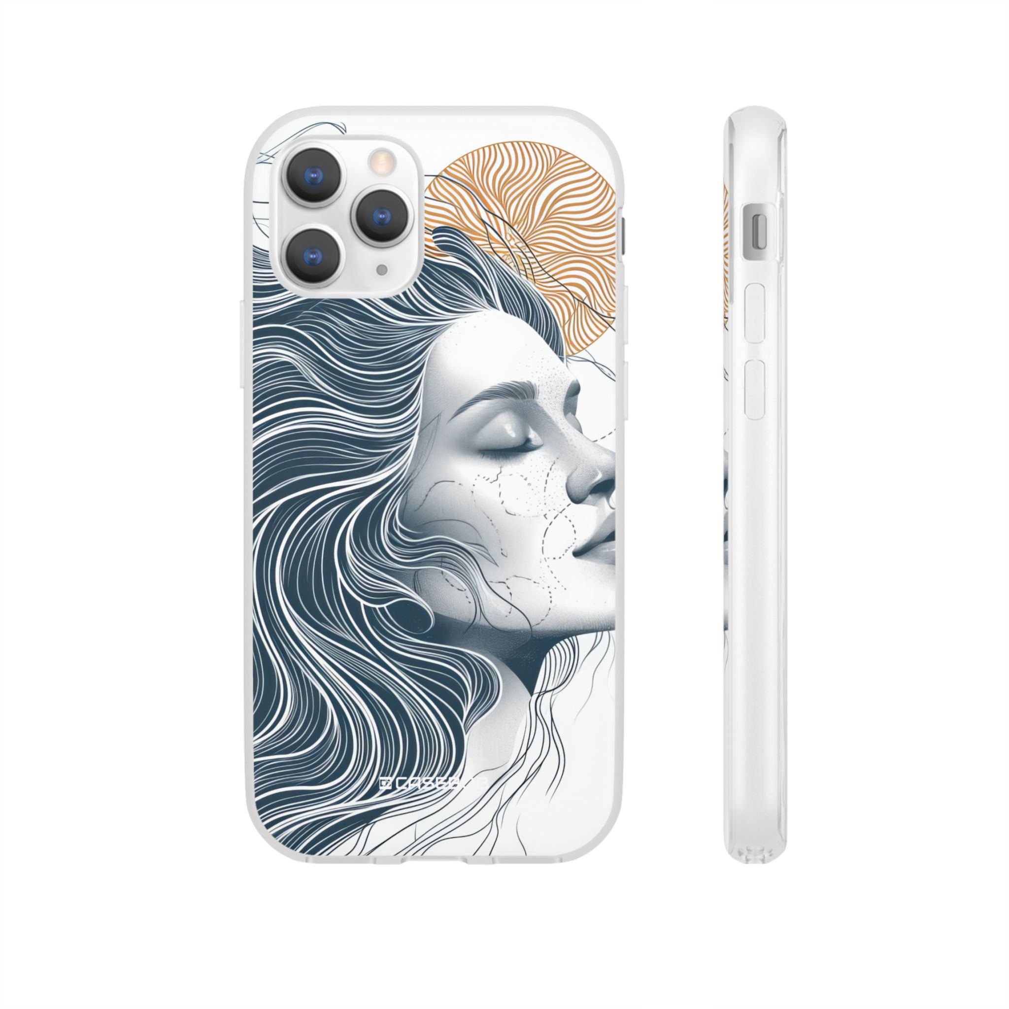 Serene Abstraction | Flexible Phone Case for iPhone